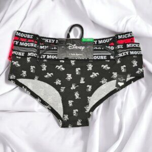 NWT -  DISNEY MICKEY MOUSE  3 PACK HIPSTERS - SZ XL